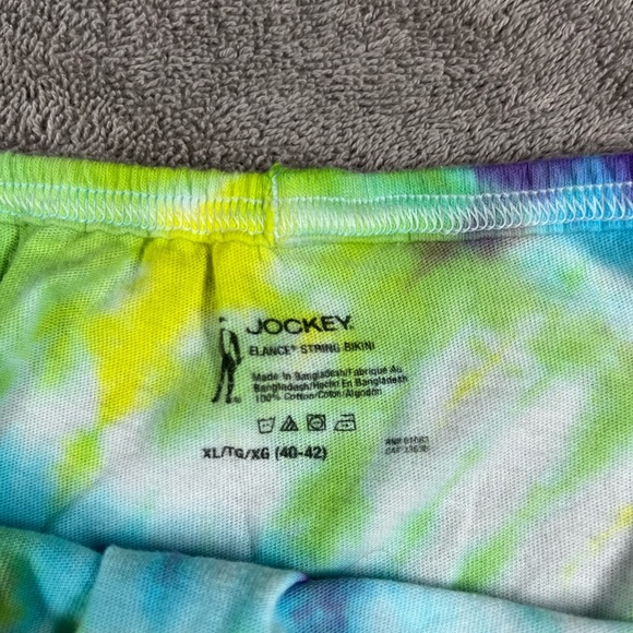 Unique Jockey Elance tie dye men’s string bikini brief - Picture 2 of 3